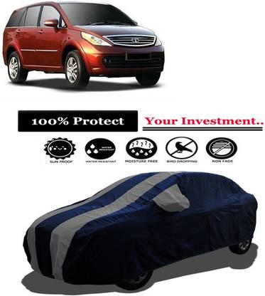 Amexride Car Cover For Tata Aria Pride 4x4 (With Mirror Pockets)
