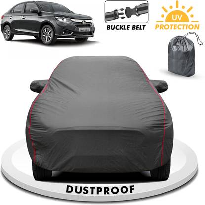 FABTEC Car Cover For Honda Amaze (With Mirror Pockets)