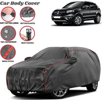 Grizzly Car Cover For Renault Koleos, Koleos 2.0L, Koleos 4X2 MT, Koleos 4X4 AT, Koleos 4X4 MT (With Mirror Pockets)