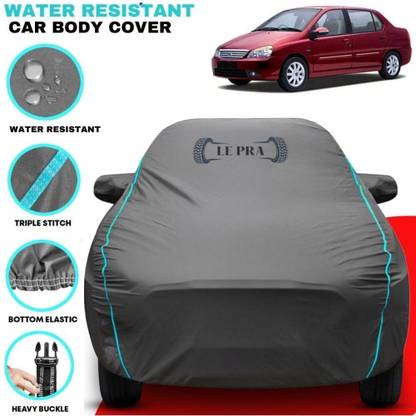 LE PRA Car Cover For Tata Indigo (With Mirror Pockets)