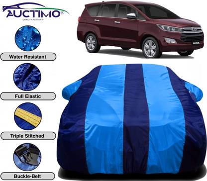 AUCTIMO Car Cover For Toyota Innova Crysta (With Mirror Pockets)
