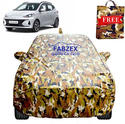 FABZEX Car Cover For Hyundai Grand i10 Nios (With Mirror Pockets)