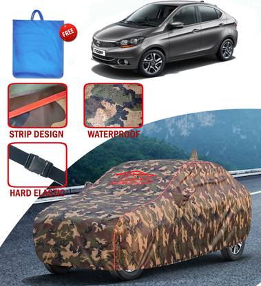 TEASN Car Cover For Tata Tigor (With Mirror Pockets)