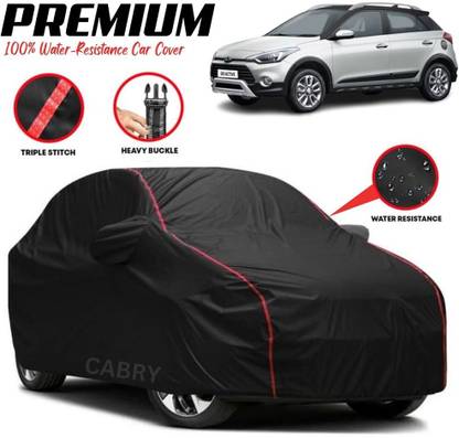 CABRY Car Cover For Hyundai i20, i20 Active, i20 Active 1.2 SX with AVN (With Mirror Pockets)