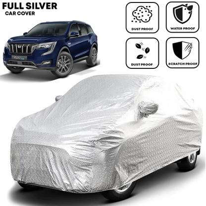 Delphinium Car Cover For Mahindra XUV 700, Universal For Car (With Mirror Pockets)