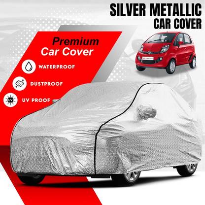 Delhi Tradematics Car Cover For Tata Nano, Nano Genx, Nano LX, Universal For Car (With Mirror Pockets)