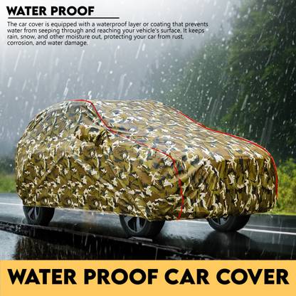 Delphinium Car Cover For Mahindra XUV500 AT W10 AWD, XUV500 AT W8 FWD, XUV500 W10 AWD, XUV500 W10 2WD (With Mirror Pockets)