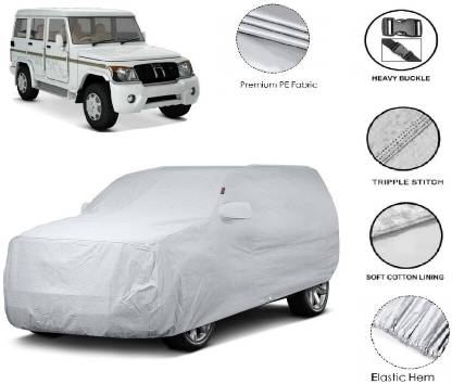 GIFFEN Car Cover For Mahindra Bolero (With Mirror Pockets)