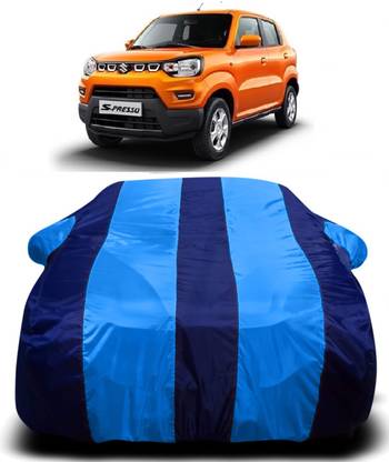 AUCTIMO Car Cover For Maruti Suzuki S-Presso (With Mirror Pockets)