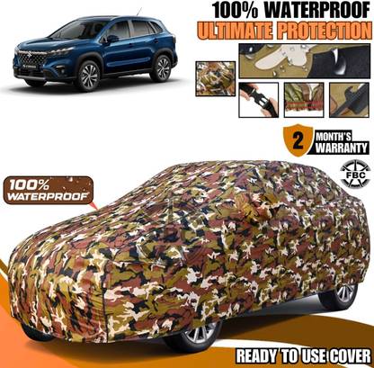 FBC Car Cover For Maruti S-Cross, S-Cross Alpha DDiS 200 SH Diesel, S-Cross DDiS 200 Delta, S-Cross DDiS 320 Zeta (With Mirror Pockets)