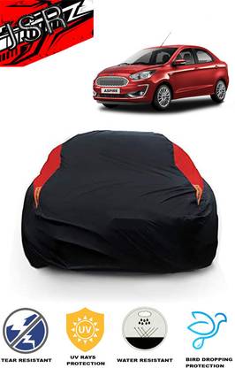 J S R Car Cover For Ford Figo Aspire 1.2 Ti-VCT Sports Edition (With Mirror Pockets)