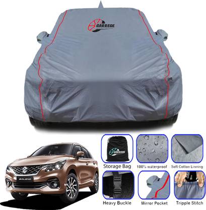 GARREGE Car Cover For Maruti Baleno 1.2 Zeta (With Mirror Pockets)