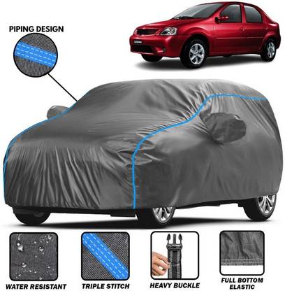 favy Car Cover For Renault Logan Edge, Logan CNG, Logan 1.5 DLX (With Mirror Pockets)