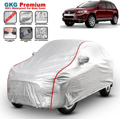 GKG Car Cover For Volkswagen Touareg, Touareg 2.5TDI V6 (With Mirror Pockets)