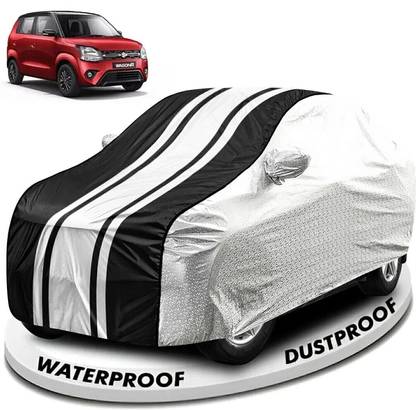 FABTEC Car Cover For Maruti Suzuki Wagon R (With Mirror Pockets)