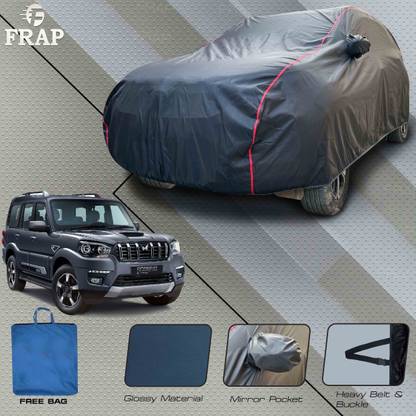 Frap Car Cover For Mahindra Scorpio, Scorpio Classic, Scorpio 2.2L, Scorpio 2020, Scorpio Mhawk (With Mirror Pockets)