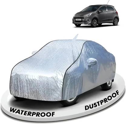 CARZEX Car Cover For Hyundai Grand i10 (With Mirror Pockets)
