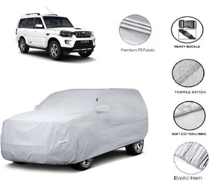 GIFFEN Car Cover For Mahindra Scorpio (With Mirror Pockets)