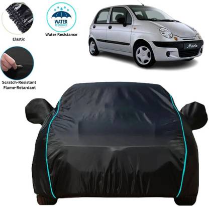 BOTAUTO Car Cover For Daewoo Matiz, Universal For Car, Matiz 0.8, Matiz Classic M200 (With Mirror Pockets)