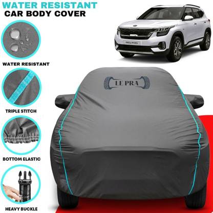 LE PRA Car Cover For Kia SELTOS, Seltos GTK 1.4, Seltos GTK 1.4 Dual Tone, Seltos GTK Petrol, Seltos GTX 1.4, Seltos GTX 1.4 Dual Tone, Seltos GTX AT 1.4, Seltos GTX AT 1.4 Dual Tone, Seltos GTX DCT Petrol, Seltos GTX Petrol, Seltos GTX Plus 1.4, Seltos GTX Plus AT 1.4, Seltos GTX Plus AT 1.5 Diesel, Seltos GTX Plus AT D Diesel, Seltos GTX Plus DCT Petrol, Seltos GTX Plus Petrol, Seltos HTE 1.5, Seltos HTE 1.5 Diesel, Seltos HTE D Diesel, Seltos HTE G Petrol, Seltos HTK 1.5, Seltos HTK 1.5 Diesel, Seltos HTK D Diesel, Seltos HTK G Petrol, Seltos HTK Plus 1.5, Seltos HTK Plus 1.5 Diesel, Seltos HTK Plus AT 1.5 Diesel (With Mirror Pockets)