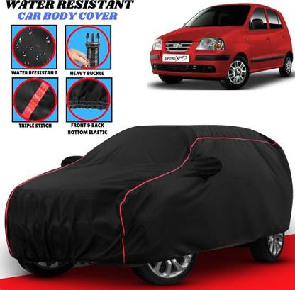 Grizzly Car Cover For Hyundai Santro Xing, Santro Xing 1.1L, Santro Xing GL, Santro Xing XP, Santro Xing XO (With Mirror Pockets)