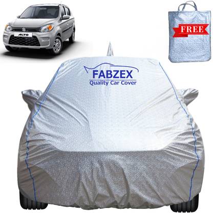FABZEX Car Cover For Maruti Suzuki Alto, Alto 800, Alto 800 CNG LX, Alto 800 LX Optional, Alto 800 LXI Opt Petrol, Alto K10 LX Petrol, Alto 800 STD (With Mirror Pockets)