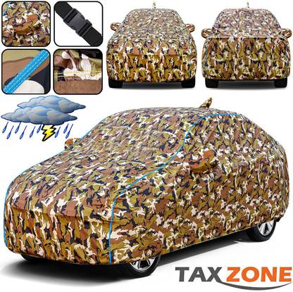 TAXZONE Car Cover For Maruti, Maruti Suzuki Dzire, Swift Dzire, Swift Dzire LDI, Swift Dzire ZXI, Swift Dzire ZDI, Swift Dzire VXI (With Mirror Pockets)