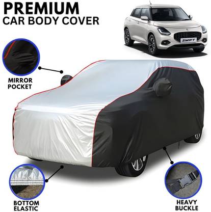 AYSHU Car Cover For Maruti Suzuki Swift, Swift AMT VDI, Universal For Car (With Mirror Pockets)