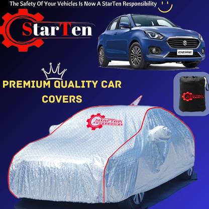 STARTEN Car Cover For Maruti Swift Dzire ZXI Plus Petrol (With Mirror Pockets)