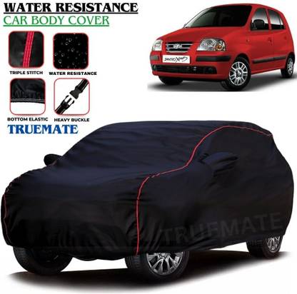 Truemate Car Cover For Hyundai Santro Xing, Santro Xing 1.1L, Santro Xing GL, Santro Xing XP, Santro Xing XO (With Mirror Pockets)