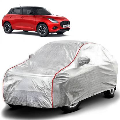 TEASN Car Cover For Maruti Suzuki Swift, Swift ZXI, Swift ZXI Petrol, Swift ZXI Plus, Swift ZXI Plus Petrol, Swift LXI, Swift VXI, Swift LXI Petrol (With Mirror Pockets)