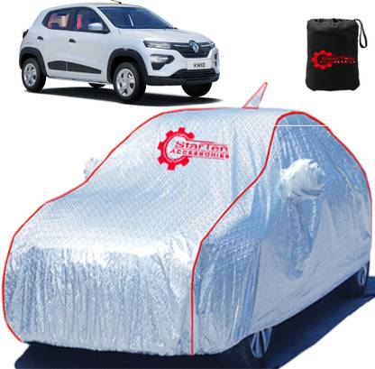STARTEN Car Cover For Renault Kwid 1.0 RXT Petrol, Kwid AMT RXL (With Mirror Pockets)