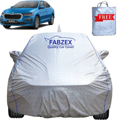 FABZEX Car Cover For Skoda Slavia (With Mirror Pockets)