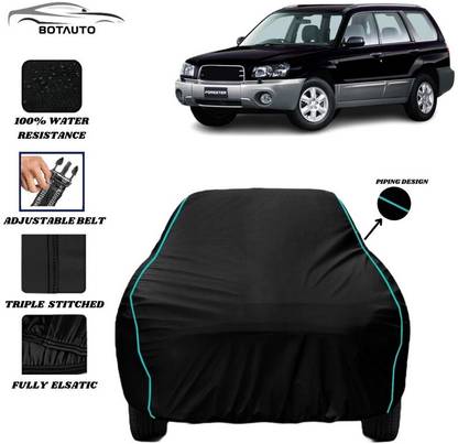 BOTAUTO Car Cover For Chevrolet Forester, Forester 2.0i AWD, Optra 1.8L, Universal For Car (Without Mirror Pockets)