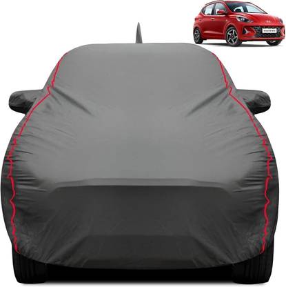 FABTEC Car Cover For Hyundai Grand i10 (With Mirror Pockets)