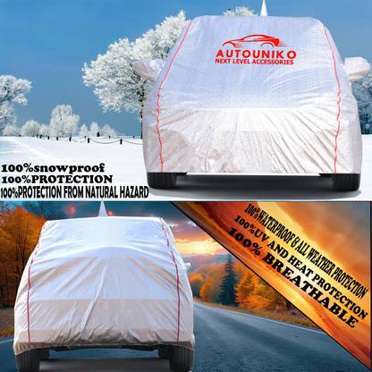 autouniko Car Cover For Mahindra Scorpio, Scorpio 1.99 S10 4WD, Scorpio 1.99 S10, Scorpio 1.99 S4 Plus, Scorpio 2.2L (With Mirror Pockets)