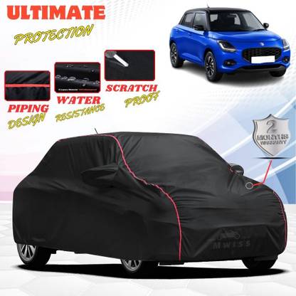 Mwiss Car Cover For BMW 525i, 5 Series 525i, 5 Series 525d, Universal For Car (With Mirror Pockets)