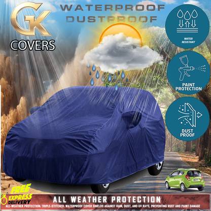 Tamanchi Autocare Car Cover For Chevrolet Beat (With Mirror Pockets)