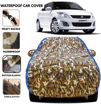 LE PRA Car Cover For Maruti Suzuki Swift, Swift AMT VDI, Swift AMT VXI, Swift AMT ZXI, Swift AMT ZDI (With Mirror Pockets)