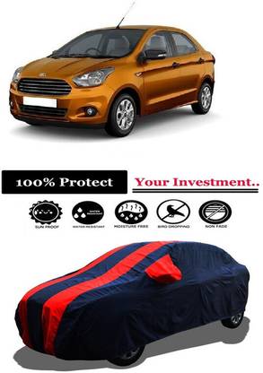 Amexride Car Cover For Ford Figo Aspire 1.2 Ti-VCT Ambiente ABS (With Mirror Pockets)