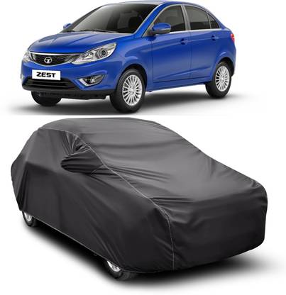 SXAWG Car Cover For Tata Zest (With Mirror Pockets)