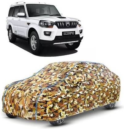 Auto Drift Car Cover For Mahindra Scorpio S10 8 Seater (With Mirror Pockets)