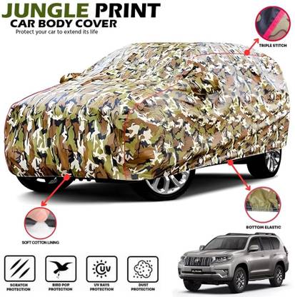 Mwiss Car Cover For Toyota Land Cruiser Prado, Land Cruiser Prado VX L (With Mirror Pockets)