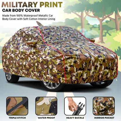 TAXZONE Car Cover For Renault Kwid, Kwid AMT, Kwid AMT RXL, Kwid EV, Kwid RXE, Kwid RXL (With Mirror Pockets)