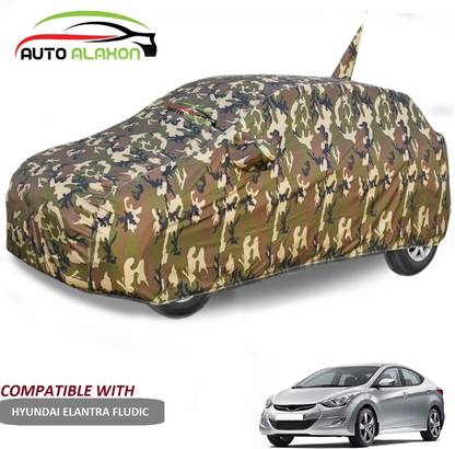 AUTO ALAXON Car Cover For Hyundai Elantra Fluidic (With Mirror Pockets)