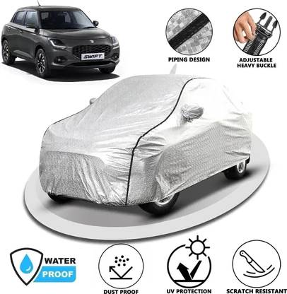 FABTEC Car Cover For Maruti Suzuki Swift (With Mirror Pockets)