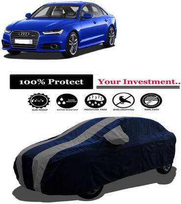 Amexride Car Cover For Audi A6 35 TDI Matrix Edition (With Mirror Pockets)