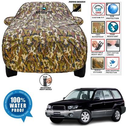 BOTAUTO Car Cover For Chevrolet Forester, Forester 2.0i AWD, Universal For Car (Without Mirror Pockets)
