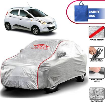 TEASN Car Cover For Hyundai Eon (With Mirror Pockets)