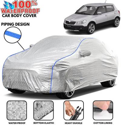 favy Car Cover For Skoda Fabia Scout, Fabia Elegance 1.6 MPI, Fabia Elegance 1.2 MPI (With Mirror Pockets)